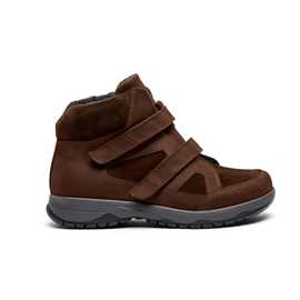 Damestøvle med stretch og velcro fra New Feet